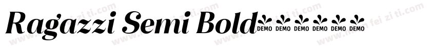 Ragazzi Semi Bold字体转换
